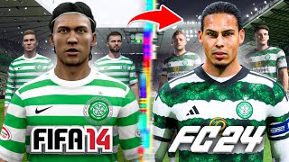 I Rebuild Celtic From FIFA 14 to FC 24 [upl. by Hindu928]