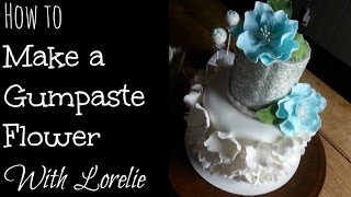 Gumpaste Flowers Tutorials [upl. by Llaccm]