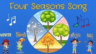 The Four Seasons Song  Four Seasons Song for Kids  Silly School Songs 🎶 [upl. by Nylikcaj102]