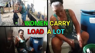 WOMEN CARRY LOAD A LOT THAT MEN CANT DO DAILY ROUTINE [upl. by Aliekat]