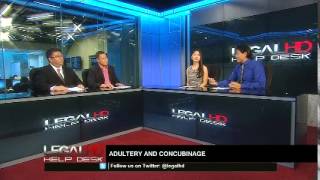 Legal Help Desk Episode 103 Adultery and Concubinage [upl. by Inacana128]