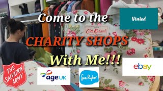 Charity Shopping and Haul  London  Cath Kidston  eBay  Vinted  Thrift Shops was [upl. by Keefer]