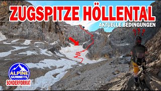 Zugspitze Über Höllental  Opitmale BEDINGUNGEN bergsteigen zugspitze höllental [upl. by Aisat]