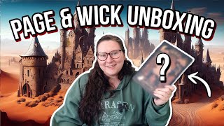 Page amp Wick Unboxing March 2024 📖 A new UK book subscription box [upl. by Marrilee]