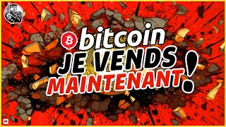 🔥 BITCOIN  JE VENDS MAINTENANT  👑 Analyse Bitcoin FR ⚡ [upl. by Nnoryt]