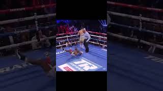 Teofimo Lopez Vs Richard Commey brutal knock out in a boxing match boxing shorts [upl. by Hayouqes]