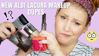 Testing New Aldi Lacura Dupe Makeup  Review amp Demo [upl. by Eaneg]