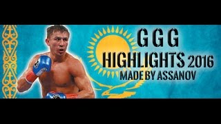 GENNADY GGG GOLOVKIN HIGHLIGHTS [upl. by Akcirderf429]