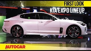 Kia Cars At The Auto Expo 2018  Autocar India [upl. by Aicillyhp778]