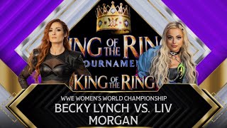 Becky Lynch vs Liv Morgan [upl. by Kally985]