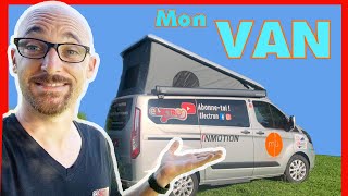 Mon van  Le westfalia nugget ford transit custom réaussable  4 couchages et 5 places [upl. by Einaj657]