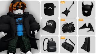 👉 CONSIGUE 15 BLACK ITEMS GRATIS ✅  ROBLOX 2024 [upl. by Atiruam]