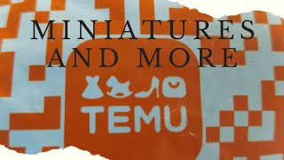 TEMU miniature and more Haul [upl. by Wally]