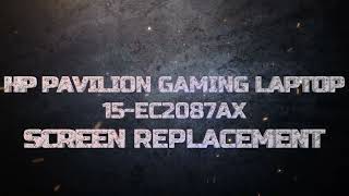 HP PAVILION 15  EC2087AX GAMING LAPTOP SCREEN REPLACEMENT FLICKERING PROBLEM [upl. by Ulphi608]