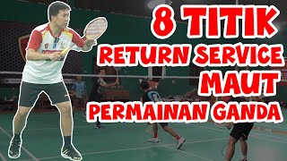 TUTORIAL RETURN SERVE YANG BENAR PEMAIN GANDA WAJIB KUASAI RETURN SERVE INI [upl. by Betti]