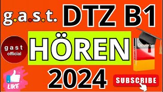 Hören 2024 B1 Prüfung Übungssatz  TELC DTZ 2024 TEST [upl. by Lanti558]