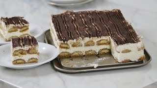 Tiramisu tanio przepysznie bez jaj z serkiem ale bez mascarpone [upl. by Dasteel]