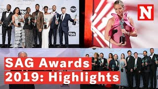 SAG Awards 2019 Highlights As Black Panther Makes History [upl. by Marston]