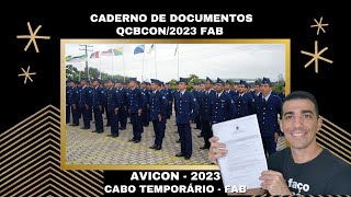 🔥CABO Temporário da AERONÁUTICA – QCBCon 2023  ENTREGA DE DOCUMENTOS FABAVICON  DICAS [upl. by Unam393]