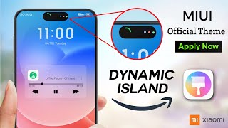 Official DYNAMIC ISLAND MIUI Theme for Xiaomi Phones  Dynamic Island For XiaomiPoco amp Redmi Phones [upl. by Arteid]