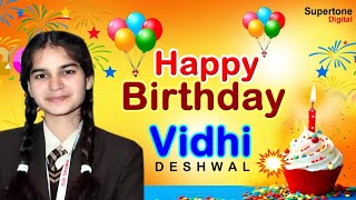 Vidhi Deshwal BIRTHDAY SPECIAL Songs  MOST POPULAR SHRI KRISHNA SONGS  HIT BHAJANS  SUPERTONE [upl. by Tyne]