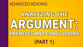 Analyzing the argument  Part 1 of 2 [upl. by Longfellow]