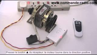 Télécommande Sans Fil Longue Distance Moteur Électrique 220V [upl. by Hillari950]