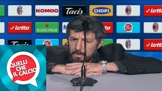 La sfuriata del mister Gattuso  Quelli che il calcio 05052019 [upl. by Coster286]