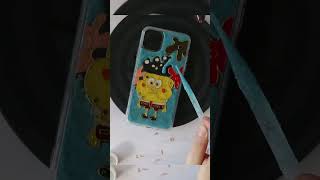 Cloisonné paintingMAKE A PHONE CASEshortvideo shorts handmade [upl. by Aillicsirp411]