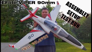 NEW Eflite VIPER 90mm Maiden Flight amp Honest Review rc rcplane edf [upl. by Briscoe511]