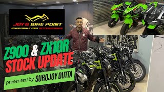 Z900 amp ZX10R Stock Update  Joys Bike Point  6Fully Loaded Bikes joysbikepoint [upl. by Kciredorb165]