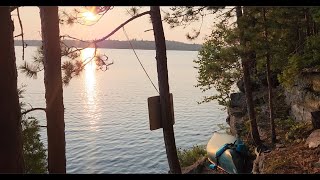 Canoe Camping at La Vérendrye Wildlife Reserve [upl. by Rector]