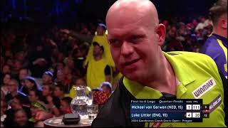 A CLASSIC  Luke Littler vs Michael Van Gerwen  Czech Darts Open 2024 🎯 [upl. by Drye]