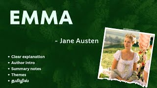 EMMA by Jane Austen தமிழ் summary  I MA ENG  English Fiction [upl. by Elmira179]