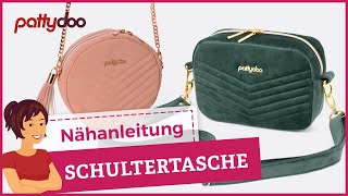 Taschen nähen  Anleitung für edle Handtaschen aus Kunstleder mit Reißverschluss [upl. by Eiclud383]