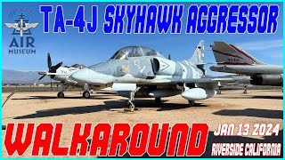 TA4J SKYHAWK AGGRESSOR WALKAROUND [upl. by Nelia]