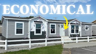 The most economical mobile home 3 4 or 5 bedroom option on this double wide Mobile Home Tour [upl. by Collis]