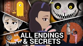 The Secrets of Mr Hopps Playhouse 2 All Endings  Medallions  Secret Stages [upl. by Ronalda]