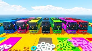 SUPERHERO COLOR BUS amp BIKES cartoon for kids and babies Nursery rhymes [upl. by Elmira]