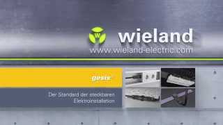 Erfinder der steckbaren Elektroinstallation gesis®  Wieland Electric [upl. by Syned]