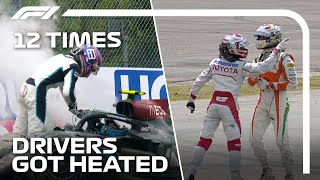 12 Times F1 Drivers Got Heated [upl. by Leeban]