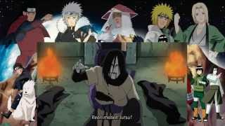 Naruto Shippuden 385Orochimaru Using Edo Tensei To Revive 4 Hokage [upl. by Nam]