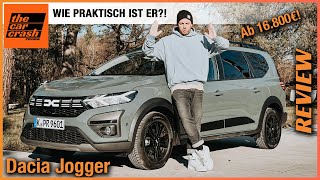 Dacia Jogger im Test 2023 Wie praktisch ist der Familien Van ab 16800€ Fahrbericht  Review [upl. by Law]