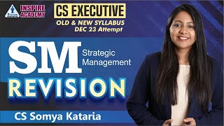 SM REVISION  LECTURE 3  CS EXECUTIVE OLD SYLLABUS DEC 23  CS SOMYA KATARIA [upl. by Shult]