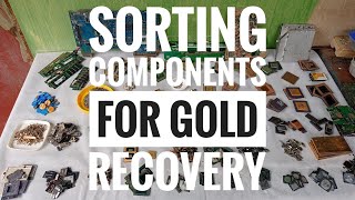 Sorting Components For Gold Recovery  Introducing The Components That contains Gold  Gold Recovery [upl. by Shornick]