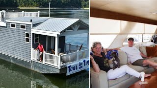 A Lake In Kentucky Is Home To Houseboats And People Can Hire Them From For 1135 Per Night [upl. by Slyke]