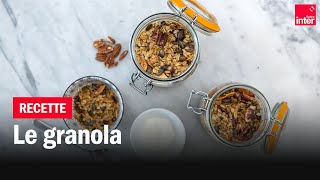 Le granola  Les recettes de FrançoisRégis Gaudry [upl. by Adli]