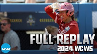 Oklahoma vs UCLA 2024 Womens College World Series  FULL REPLAY [upl. by Troyes]