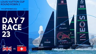 INEOS Britannia vs Alinghi Red Bull Racing  Full Race 07092024 [upl. by Idnyc24]