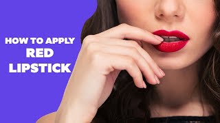 How To Rock The Red Lipstick Shade Perfectly  Lipstick Tutorial for Beginners  Be Beautiful [upl. by Barnet]